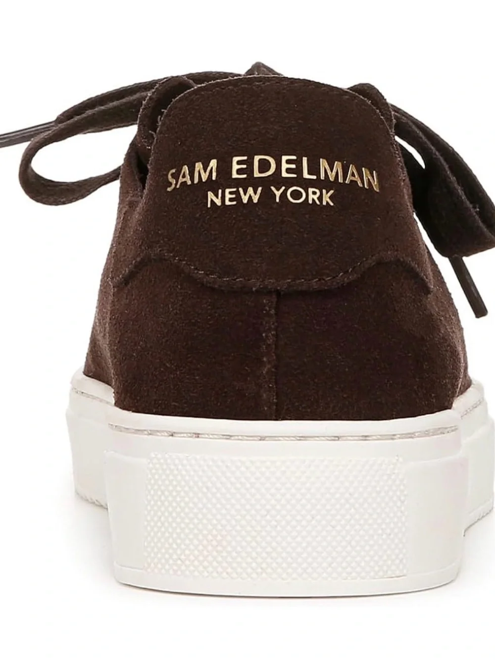 Sam Edelman Poppy shoes sneakers cafe noir suede 9M women's